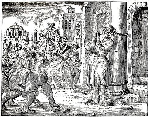 Illustration from Martyrs’ Mirror