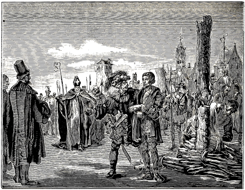Illustration from Martyrs’ Mirror